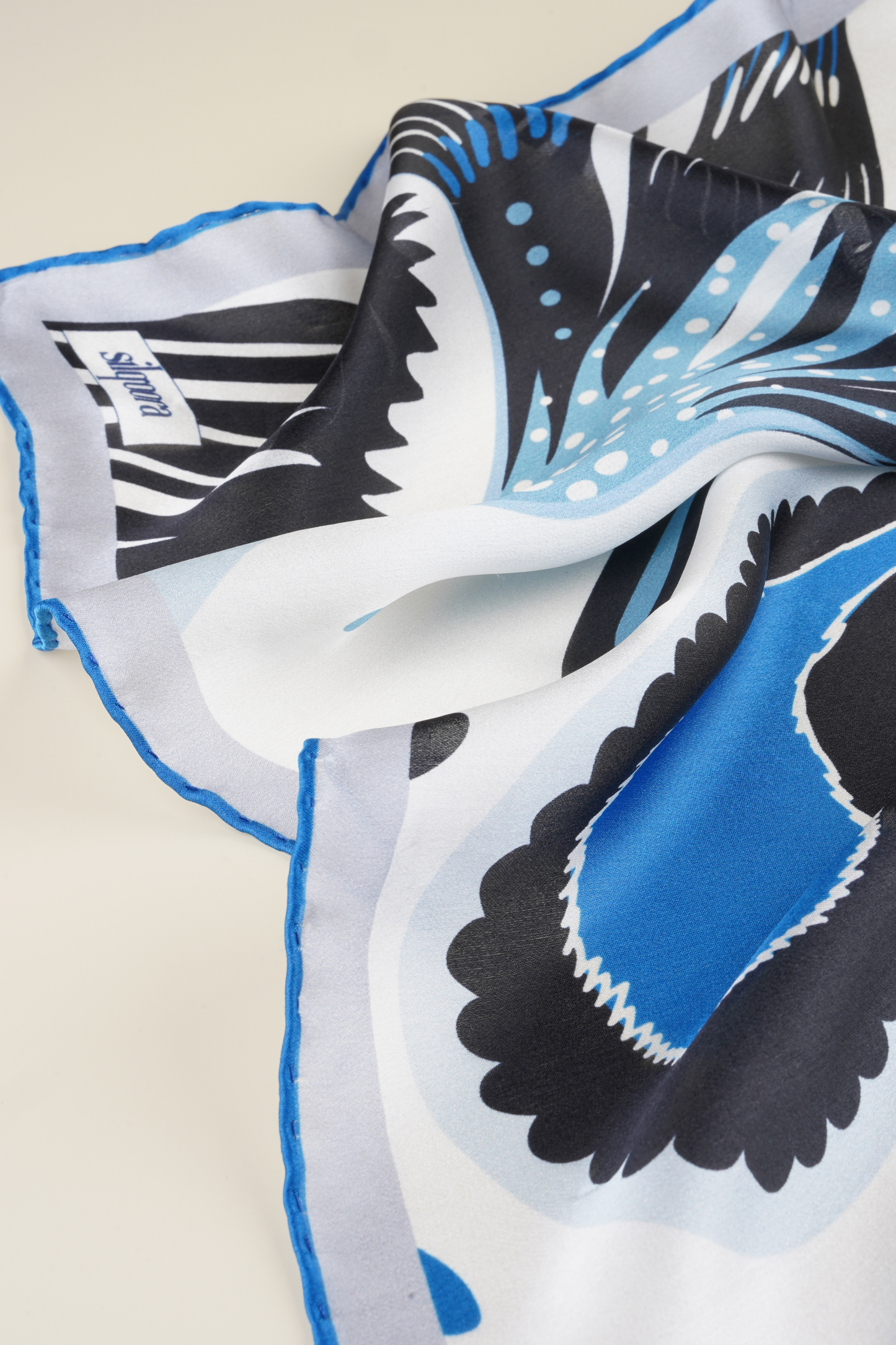 İpek Bandana Fular Art Collection-Azure Dreams