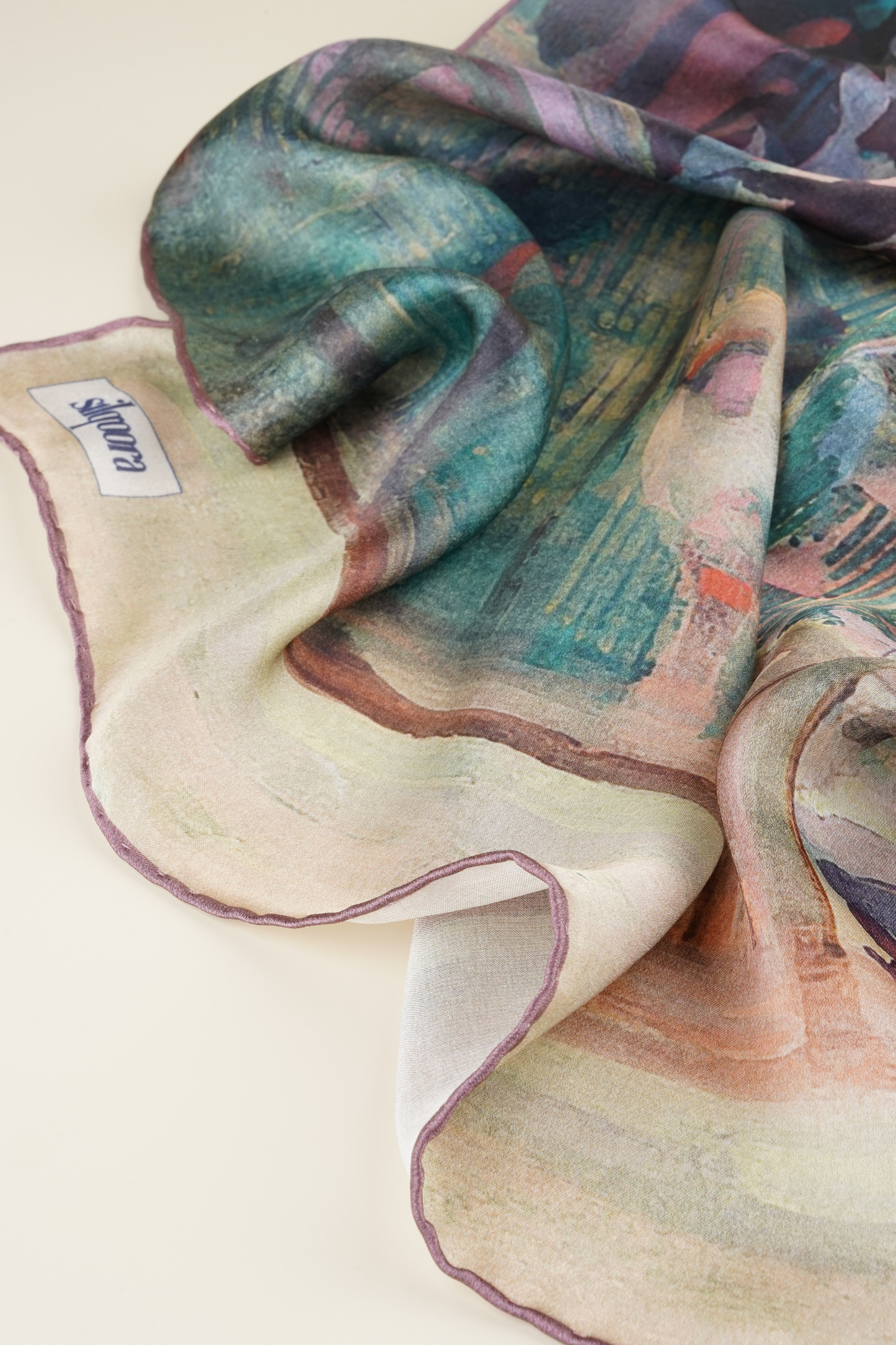 İpek Bandana Fular Art Collection-Paul Klee (Park Çiçekleri)