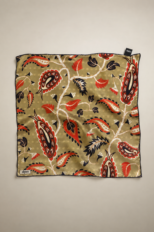 İpek Bandana Fular Art Collection-Verdant Heritage