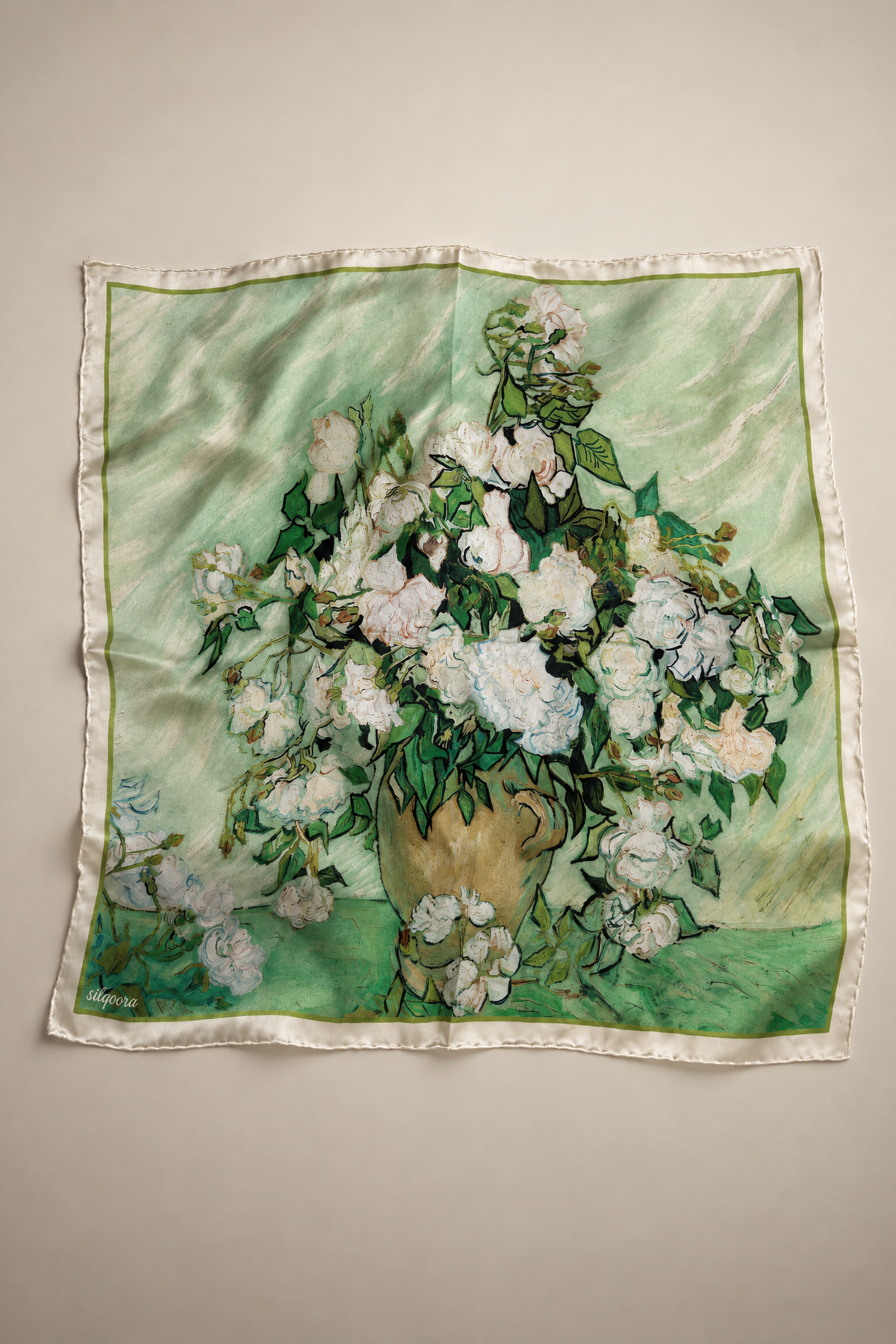 İpek Şal Fular - Van Gogh's Roses
