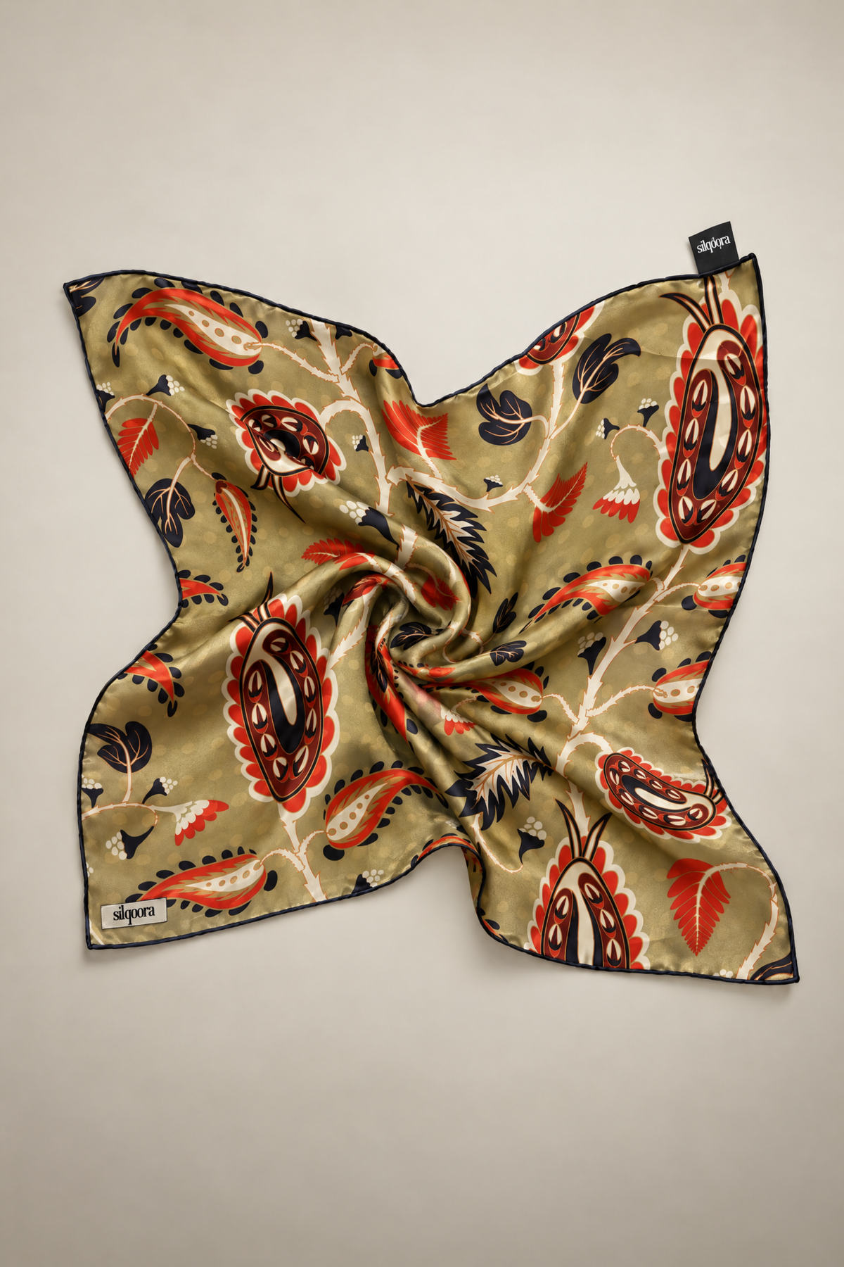 İpek Bandana Fular Art Collection-Verdant Heritage