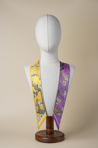 İpek Twilly-Vincent Van Gogh(Badem Ağacı MOR-HARDAL)