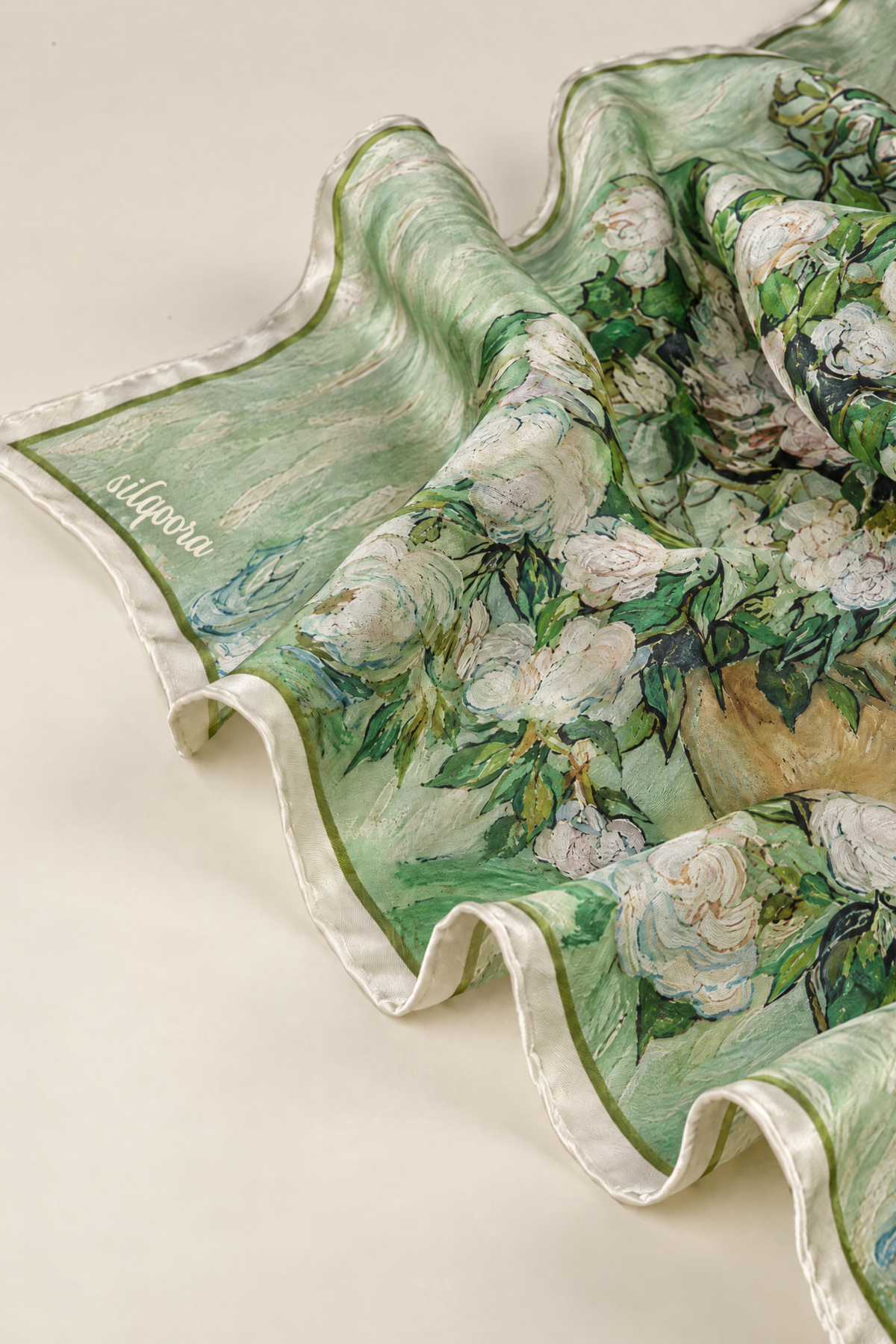 İpek Şal Fular - Van Gogh's Roses