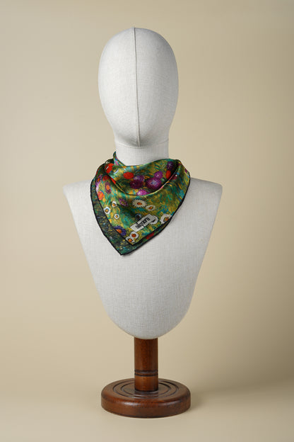 İpek Bandana Fular Art Collection- Gustav Klimt (Yaz Bahçesi)