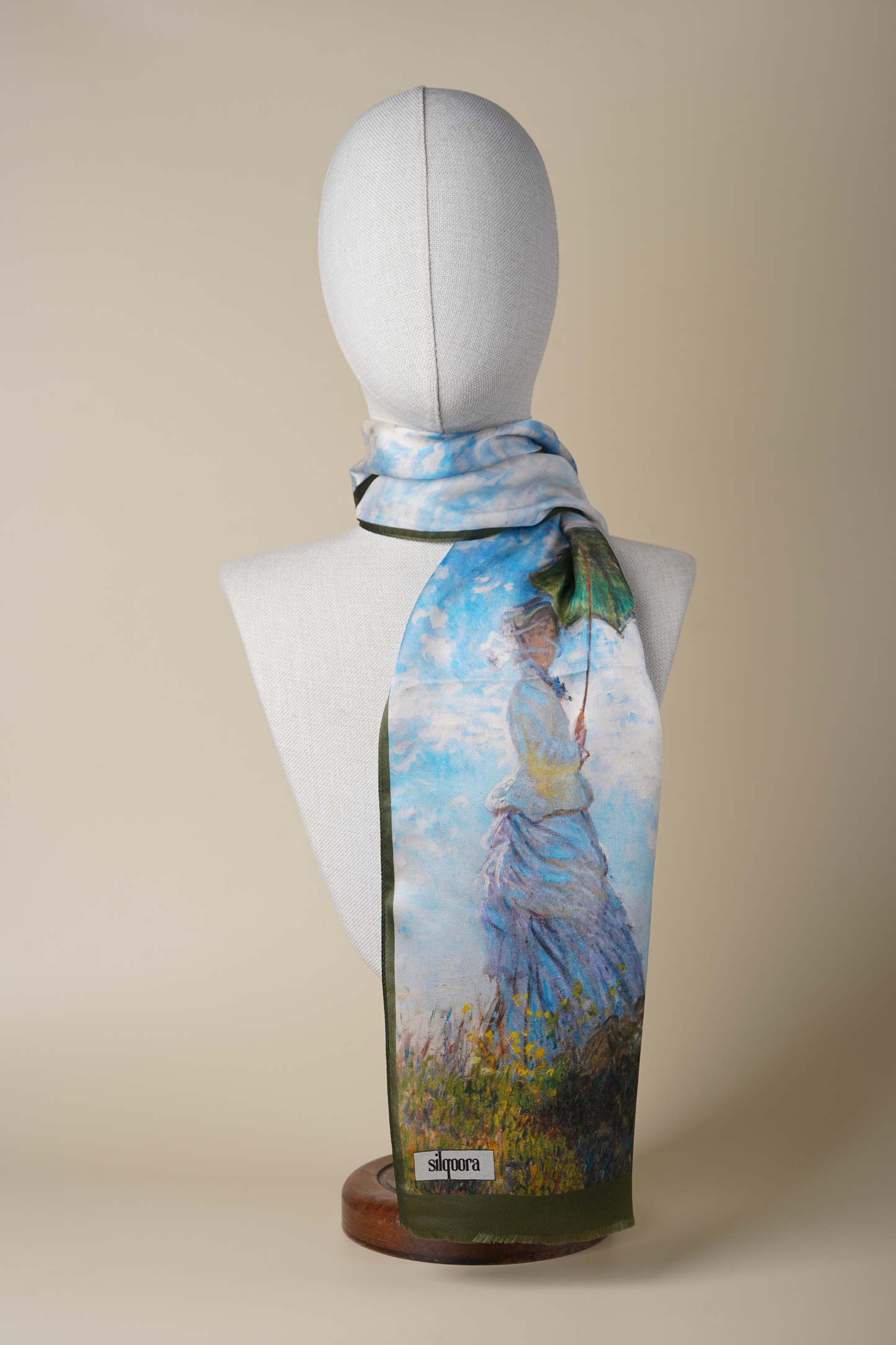 İpek Şal Fular Art Collection-Monet (Japon Köprüsü)