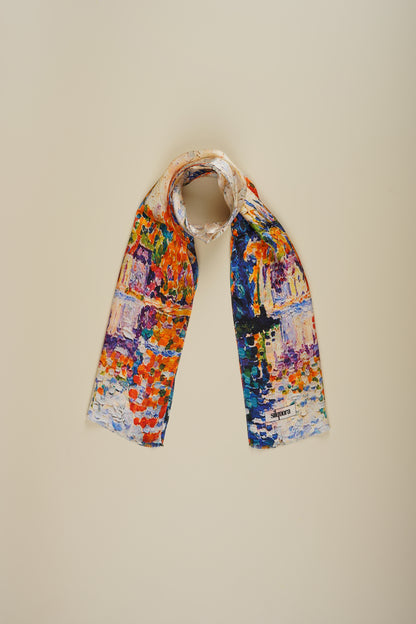 İpek Şal Fular Art Collection-Seine France