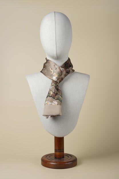 İpek Şal Fular Art Collection-Vincent Van Gogh (Badem Ağacı Poppy)