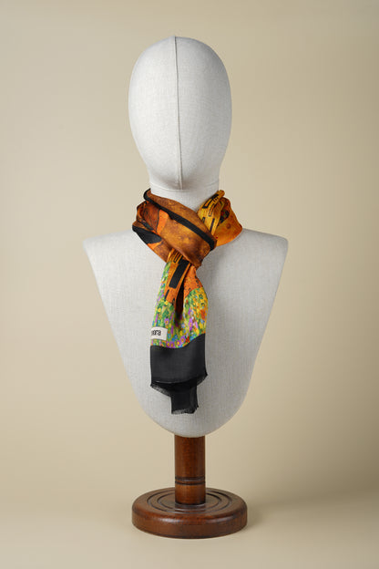 İpek Şal Fular Art Collection-Gustav Klimt (The Kiss)