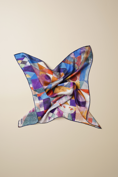 İpek Bandana Fular Art Collection-Paul Klee (A light City)