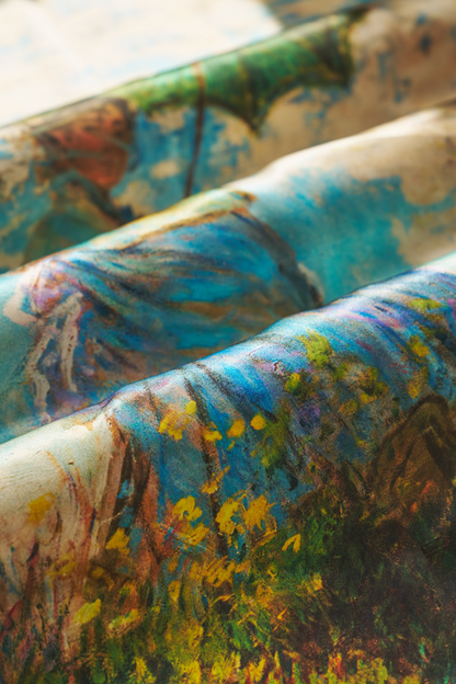 İpek Şal Fular Art Collection-Monet (Japon Köprüsü)