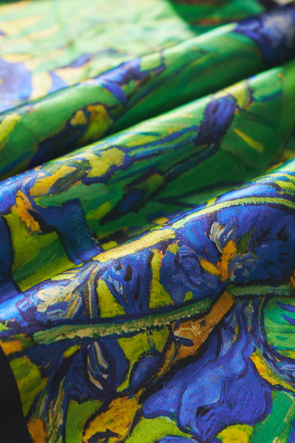 İpek Şal Fular Art Collection-Vincent Van Gogh (Süsenler)