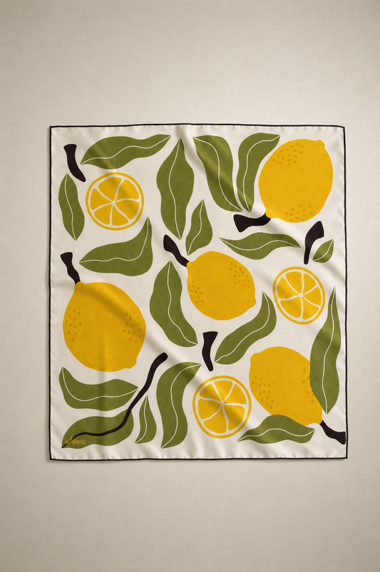 İpek Bandana Fular Yaz Collection- Mediterranean Citrus