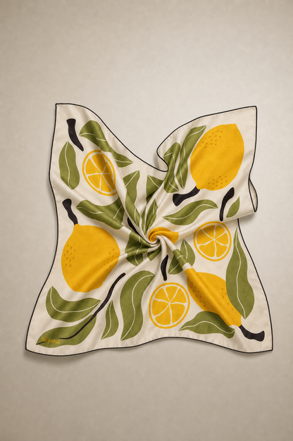 İpek Bandana Fular Yaz Collection- Mediterranean Citrus