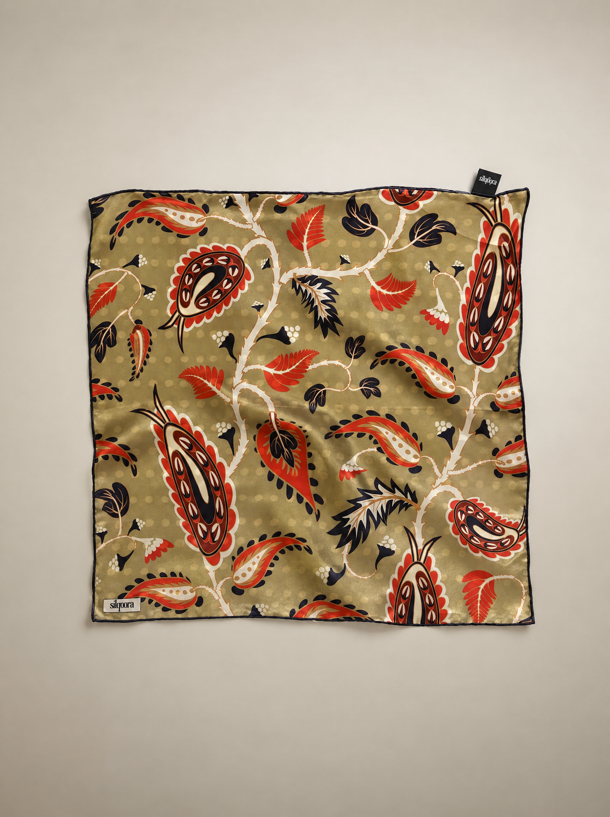 İpek Bandana Fular Art Collection-Verdant Heritage
