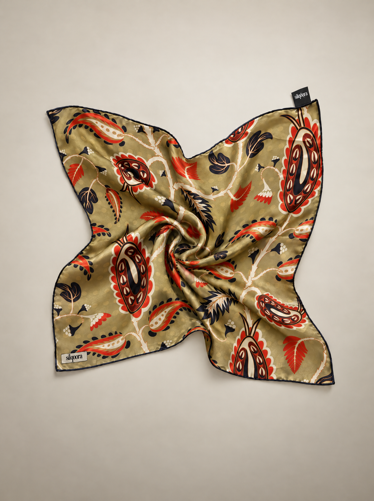 İpek Bandana Fular Art Collection-Verdant Heritage