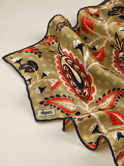 İpek Bandana Fular Art Collection-Verdant Heritage