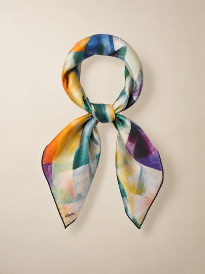 İpek Bandana Fular Art Collection-Robert Delaunay(Pencereler)