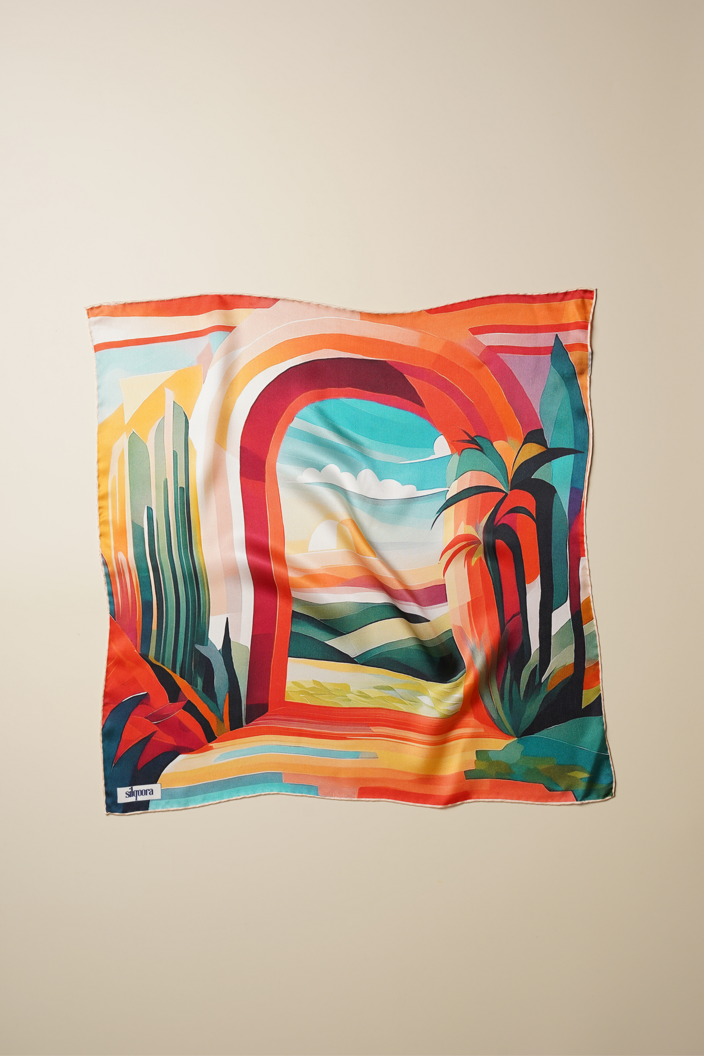 İpek Bandana Fular Art Collention-Arcadia