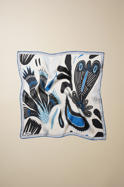 İpek Bandana Fular Art Collection-Azure Dreams