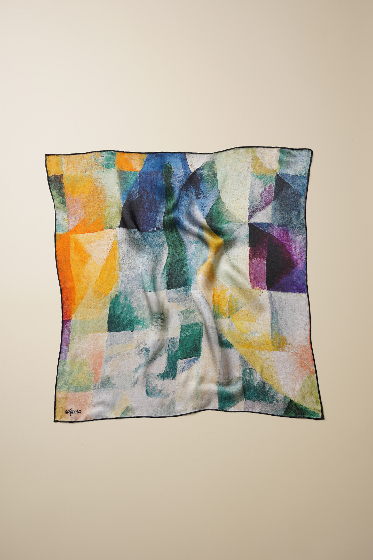İpek Bandana Fular Art Collection-Robert Delaunay(Pencereler)