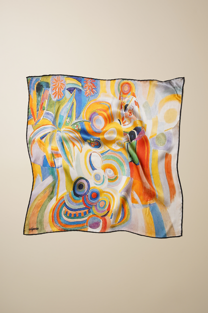 İpek Bandana Fular Art Collection-Robert Delaunay (Portekiz Güneşi)