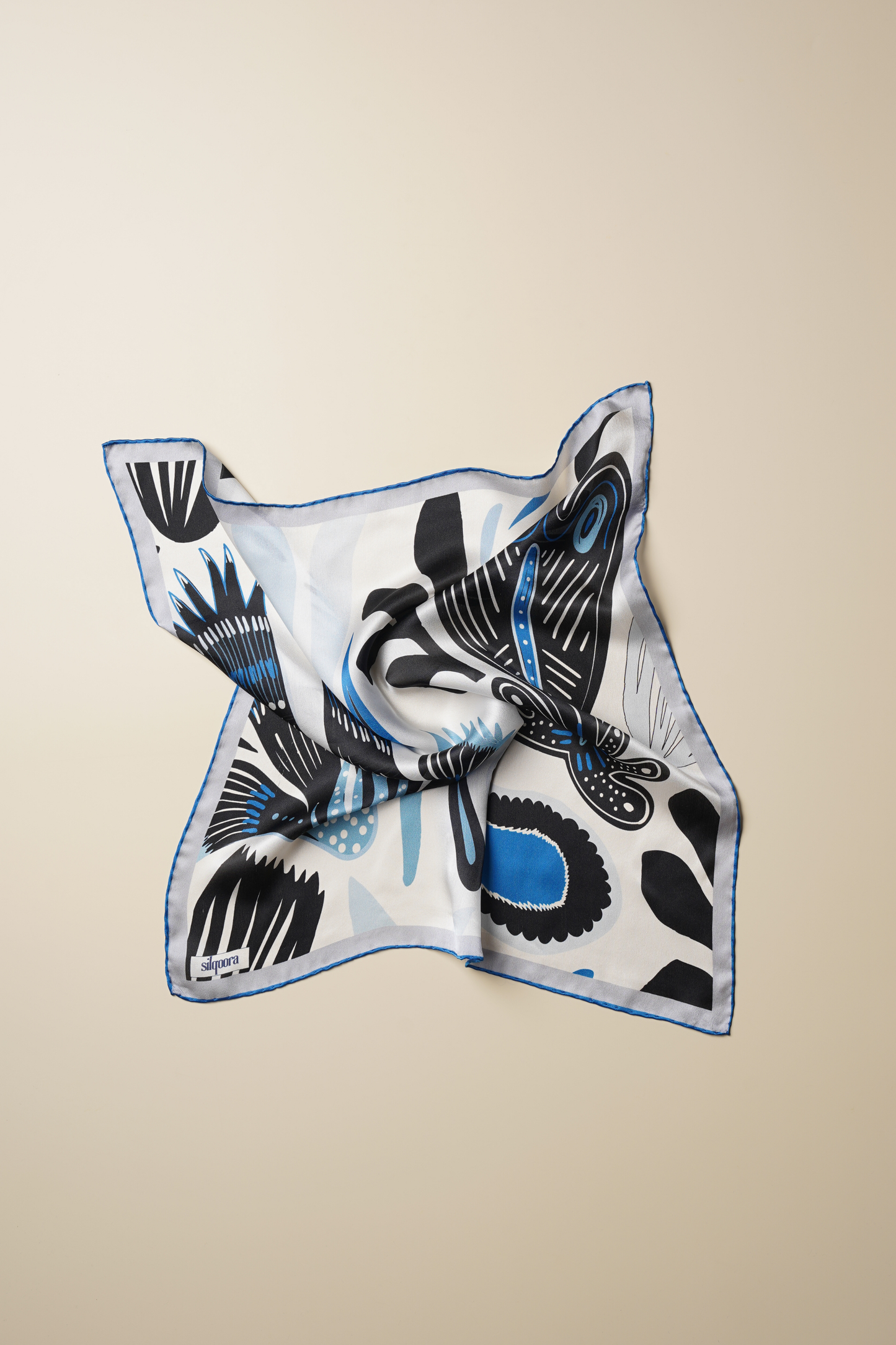 İpek Bandana Fular Art Collection-Azure Dreams