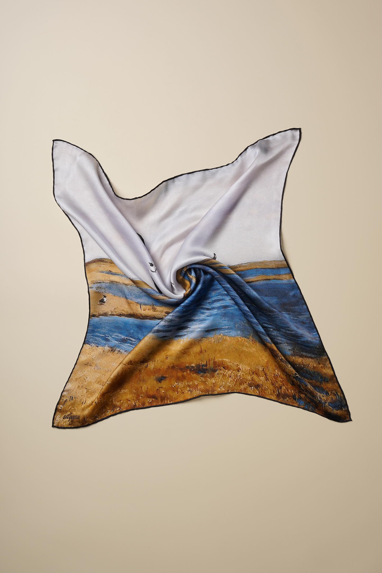 İpek Bandana Fular Art Collection-Józef Chełmoński (Martılar)