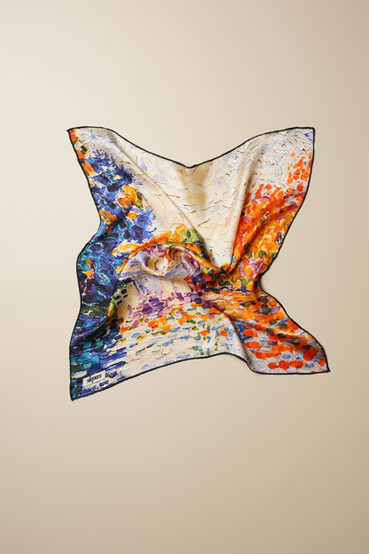 İpek Bandana Fulart Art Collection-Seine France