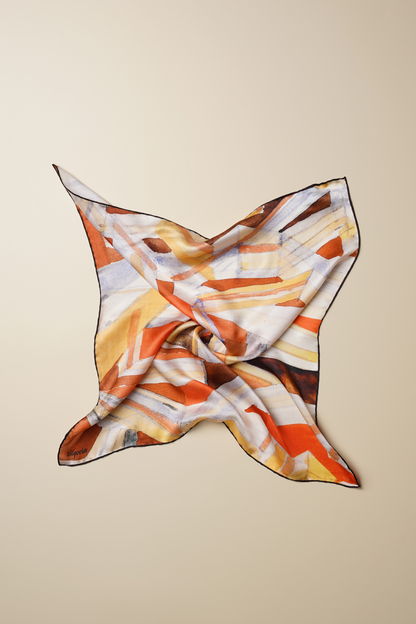 İpek Bandana Fular Art Collection-Paul Klee (Built Spaces)