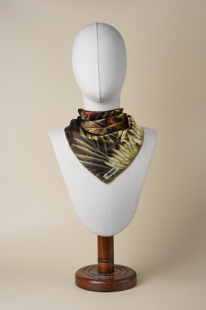 İpek Bandana Fular Art Collection-Henri Rousseau (Tropikal)