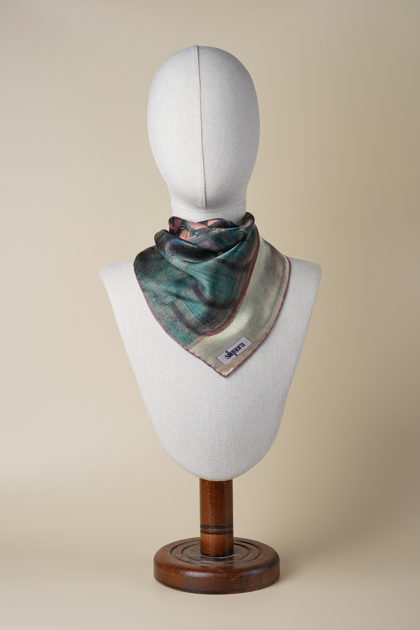 İpek Bandana Fular Art Collection-Paul Klee (Park Çiçekleri)