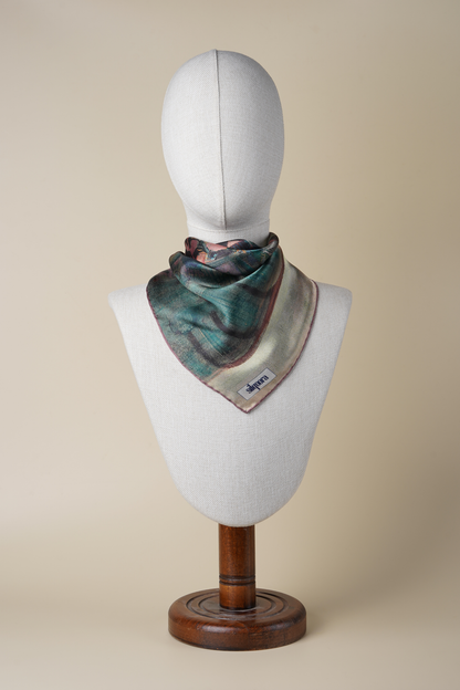 İpek Bandana Fular Art Collection-Paul Klee (Park Çiçekleri)