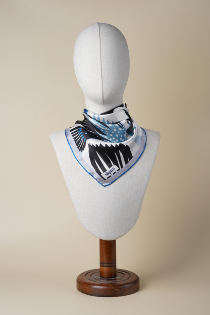 İpek Bandana Fular Art Collection-Azure Dreams