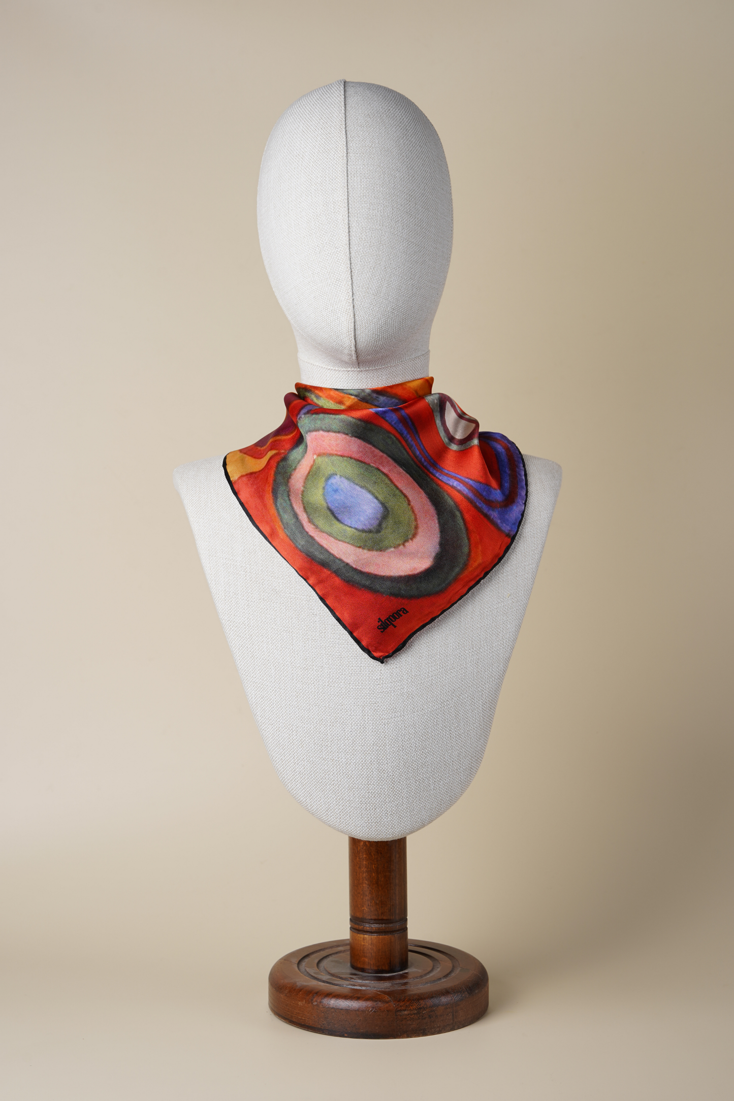 İpek Bandana Fular Art Collection- Kandinski Colors Study
