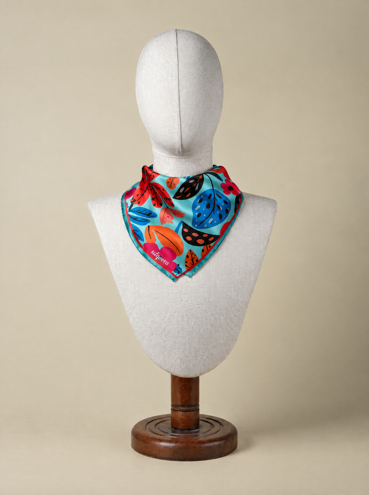 İpek Bandana Fular Art Collection- Jardin de Soie