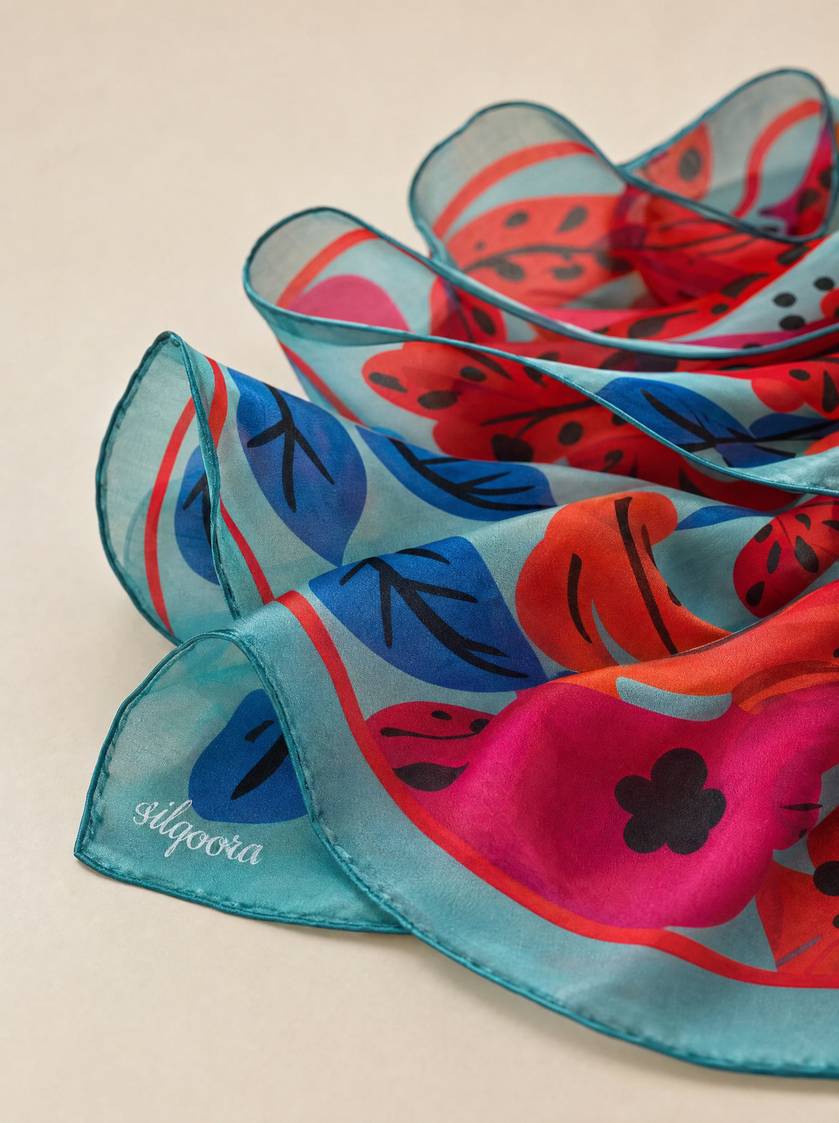 İpek Bandana Fular Art Collection- Jardin de Soie