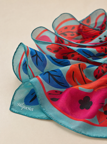 İpek Bandana Fular Art Collection- Jardin de Soie