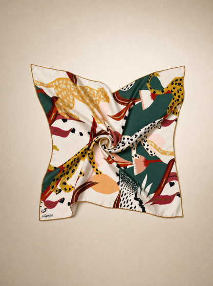 İpek Bandana Fular Art Collection - Le Fauve Sarı