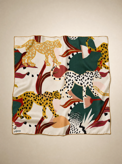 İpek Bandana Fular Art Collection - Le Fauve Sarı