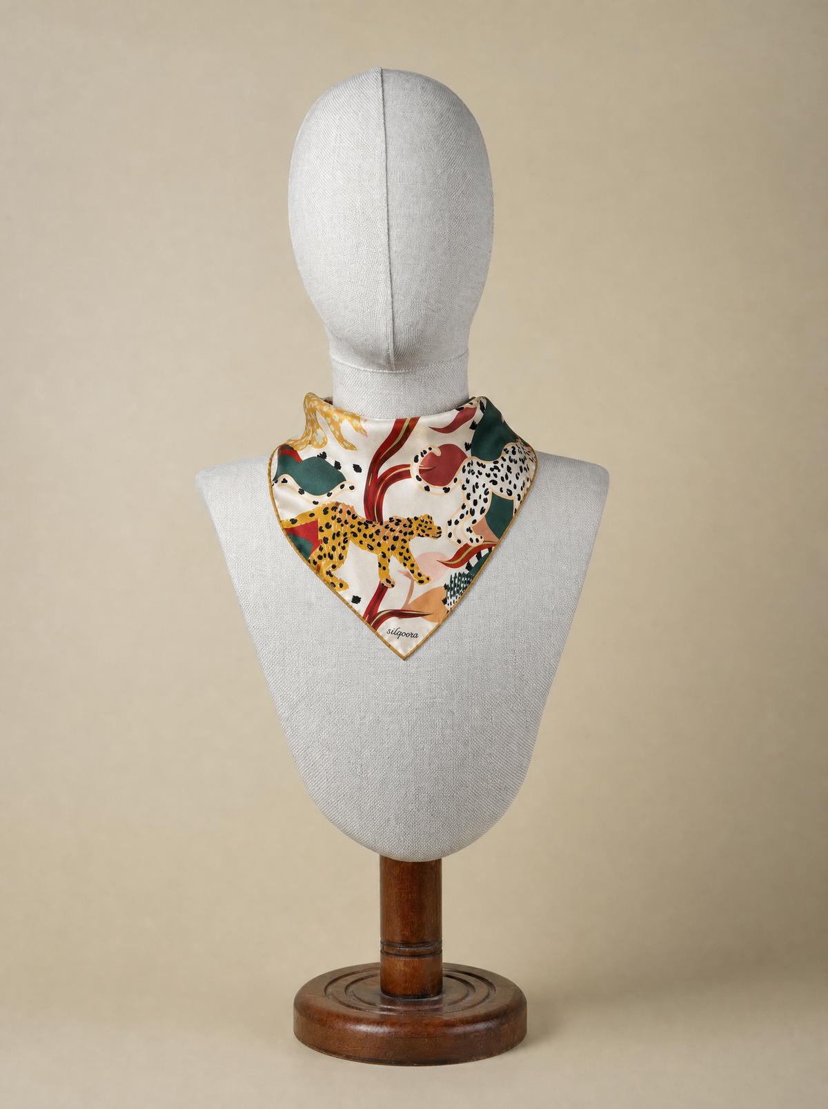 İpek Bandana Fular Art Collection - Le Fauve Sarı