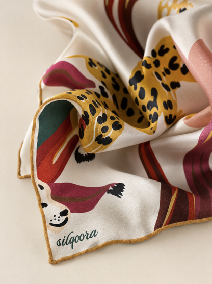 İpek Bandana Fular Art Collection - Le Fauve Sarı
