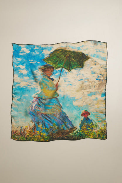 İpek Bandana Fular Art Collection - Monet (Japon Köprüsü)